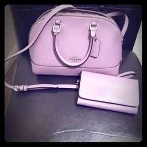 Genuine Coach small handbag and wallet